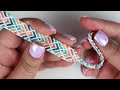 DIAMOND CHEVRON BRACELET TUTORIAL [CC] || Friendship Bracelets