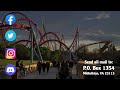 Thundercoaster Front Row POV Tusenfryd Vekoma Wooden Roller Coaster