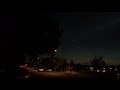 UFO burning up in atmosphere over LA