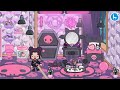 Toca life world | Cinnomoroll 🥺🤍 vs Kuromi 🖤😈 [ cute toca boca house ideas ]