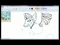 Drawing my Animal Jam Arctic Wolf part 1