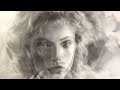 Girl portrait drawing with pan pastel || how to draw realistic portrait || sketching