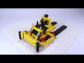 LEGO Technic | Heavy Duty Bulldozer 42163 | stop-motion build