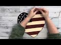 Rustic Patriotic Decor DIY || Door Hanger DIY || Just 1 Easy Craft