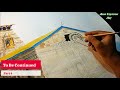 How To Draw Kedarnath Temple