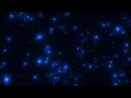 Colorful neon blue particles background | Abstract loop particles 4k