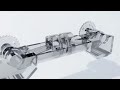 [Blender 3DCG] 水平対向ピストンエンジン Opposed Piston Engine