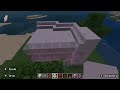 Minecraft relaxing gameplay (no commentary) - building a cute pink themed world