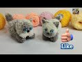 🐈‍⬛🐈 kitten |Котики |Друзья, смотрите какая милота получилась из ниток.