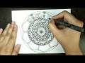 Beautiful Mandala Art || Mandala Drawing || 💮💮✨✨