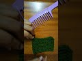 HOW TO COMB KNIT AND CAST OFF STITCHES