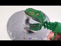 Satisfying Video l How to make Rainbow Slime Fishbowl into Mixing All Foam & Clay Cutting ASMR  #071