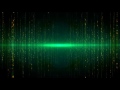 4K 10:00 min. Green Matrix Glowing Motion Background 2160p Efect