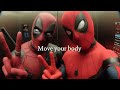Move your body #spiderman #deadpool #subscribe