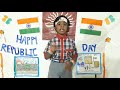 Speech on Republic Day / Republic Day Celebration by kids / Republic Day Speech by Class 1 student