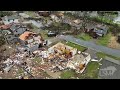 03-31-2023 Little Rock, AR - Significant Tornado Damage via Drone