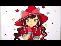 Kawaii Cute Farm Girl Relaxing and Creative Coloring l Disney Brilliant