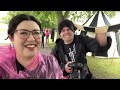 Evesham Medieval Festival Vlog August 2023 || Featuring a big noisy poncho!