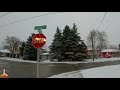 First Winter Snow Storm in Toronto Canada Nice And Cozy Homes in Snow Day