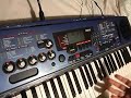 Yamaha DJX - demo of a rare (and excellent) keyboard/sampler