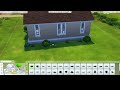 Sims 4 Ranch-style Small House Speedbuild (Chill Music)