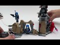 Lego Star Wars 75373 AMBUSH ON MANDALORE BATTLE PACK Review!