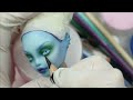 Making a SKELETON ZOMBIE MERMAID / Monster High Doll Repaint by Poppen Atelier