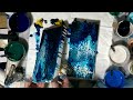 Fluid Acrylic Art - Swipe Technique - Ocean Vibes