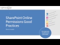 Office 365 SharePoint Online Permissions