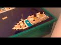 Lego Titanic Model Sinking Test #10! (The Bow)