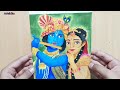 Krishna acrylic painting/kanha ji acrylic painting/painting of radha krishna/Radha krishna painting
