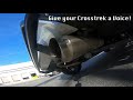 Sound Clip: Crawford CDR Series 18+ Crosstrek Axle Back Muffler Delete Un-Resonated
