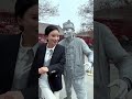 The Beauty Wants To Kiss My Face. | Sculpture Man | Silver​man Funny