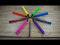 SATISFYING Rainbow Domino Tricks!