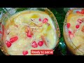 How to make perfect fruit custard|फ्रूट कस्टर्ड रेसिपी|Khushi ek savera
