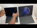 iPad Pro 12.9inch vs 11inch with magic keyboard REAL WORLD COMPARISON