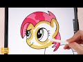 How To Draw My Little Pony Babs seed - easy drawing, coloring
