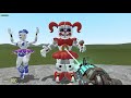 ALL FNAF 1-9 SECURITY BREACH ANIMATRONICS In Garry's Mod! (Five Nights at Freddy's: Security Breach)