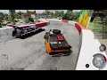 Derby Racing Gets Chaotic! - BeamNG Drive