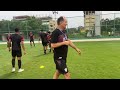 Igor Stimac tests his reflexes with the boys 💪🏽