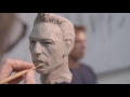 Live demo - male head sculpt Mark Newman – portrait sculpture
