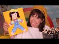 Paper Doll Craft | Easy Paper Craft for Kids | Craft and Create with Bri Reads