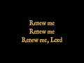 Renew Me - Flipside worship song with lyrics