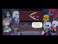 Undertale reacts to The Maniacs Fury (Insanity Sans vs Chara)