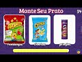 🍔MONTE O SEU PRATO DE COMIDA 😋 | Nerd Quiz| Jogo das Escolhas | Edição Comidas| Comidas deliciosas