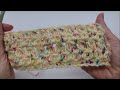 Crochet Easy Stitch For Blankets And Scarfs / Zig-Zag Lozenge Stitch