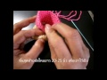 Crochet donut keychain part 1 : ถักโครเชต์พวงกุญแจโดนัท คลิป 1 #Tutorial #Howto #Handmade