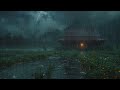 Thunder Intense Sounds on Tin Roof in Forest at Night - Relax & Deep Sleep with Extremely Sound Rain