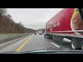 Driving Monteagle Pass in Tennessee on I 24