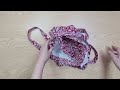 DIY 한번에 안감이 필요 없는 3칸짜리 가방 만들기/Make a 3-compartment bag at once without the need for lining/